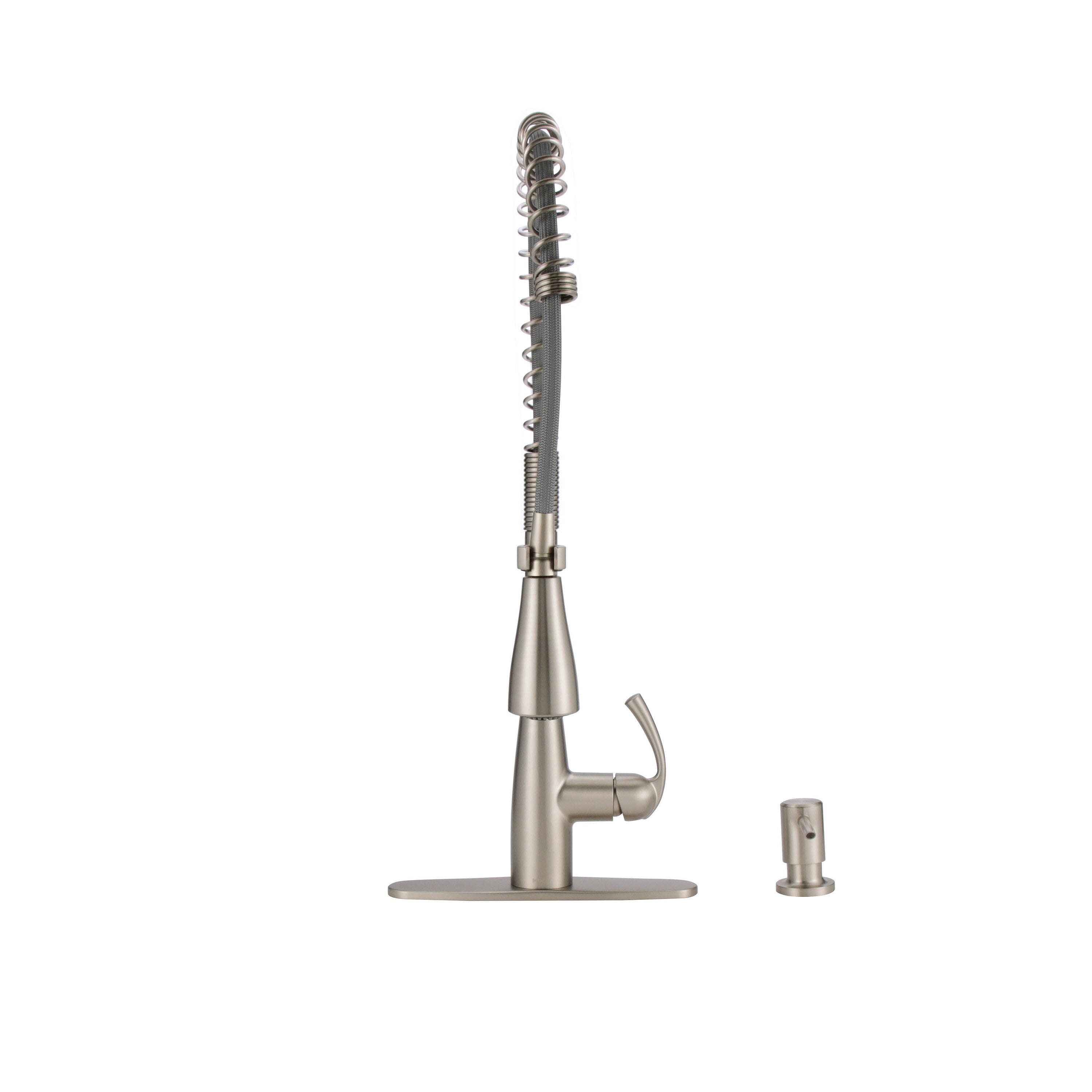 Essie Spot Resist Stainless One-Handle High Arc Pulldown Kitchen