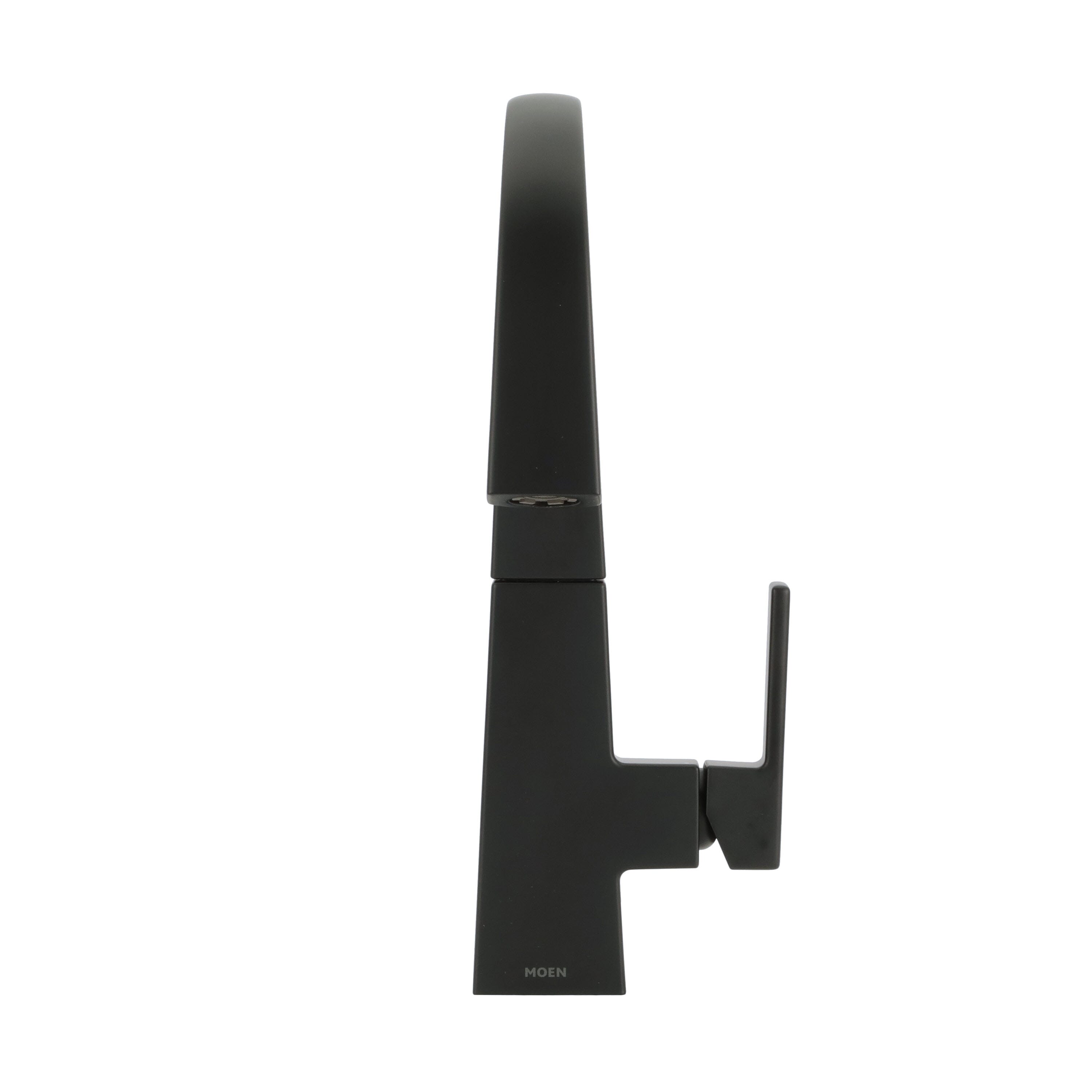 Nio Matte black One-Handle High Arc Bar Faucet -- S55005BL -- Moen