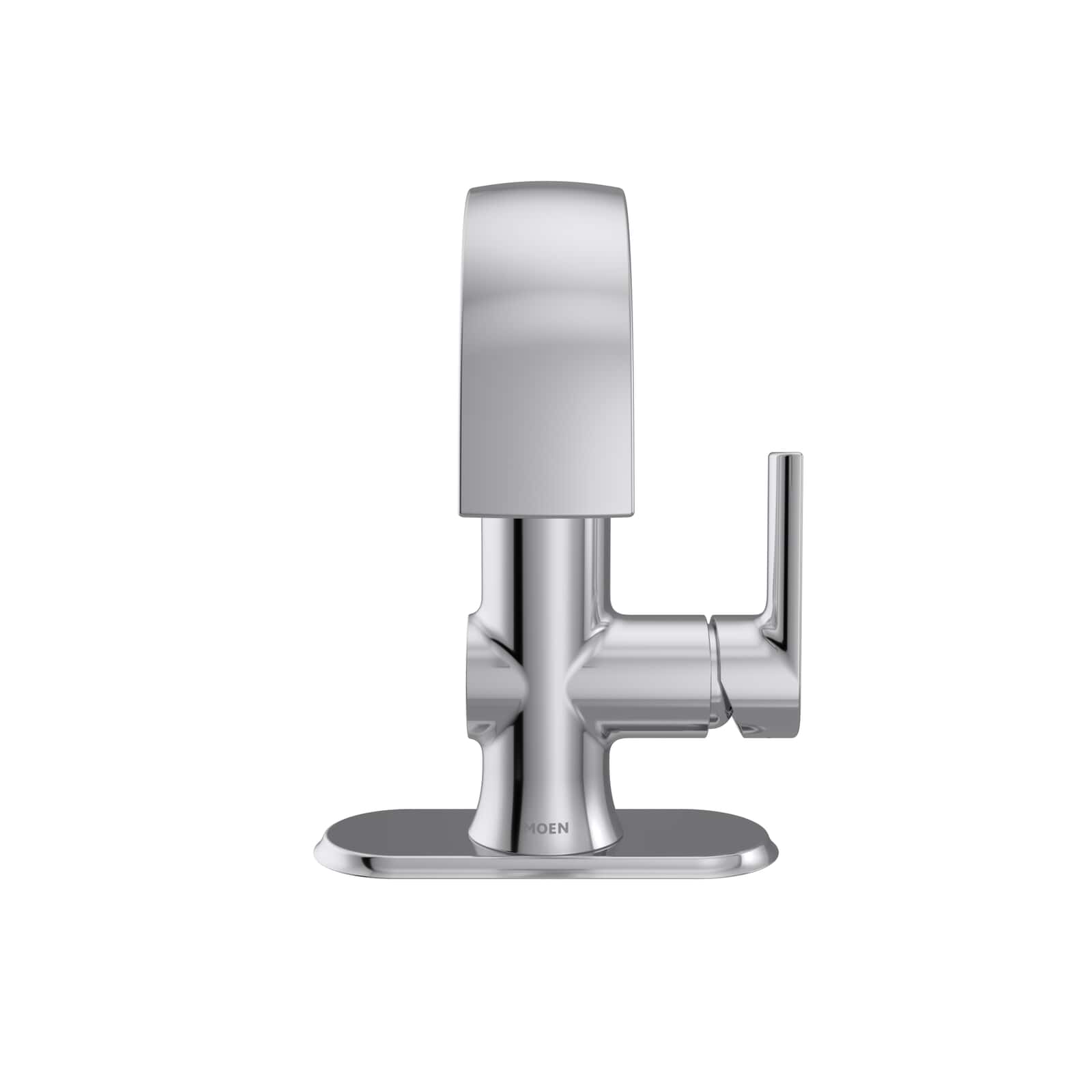 MOEN Doux Single Hole Single-Handle Bathroom Faucet in Chrome S6910 - The  Home Depot