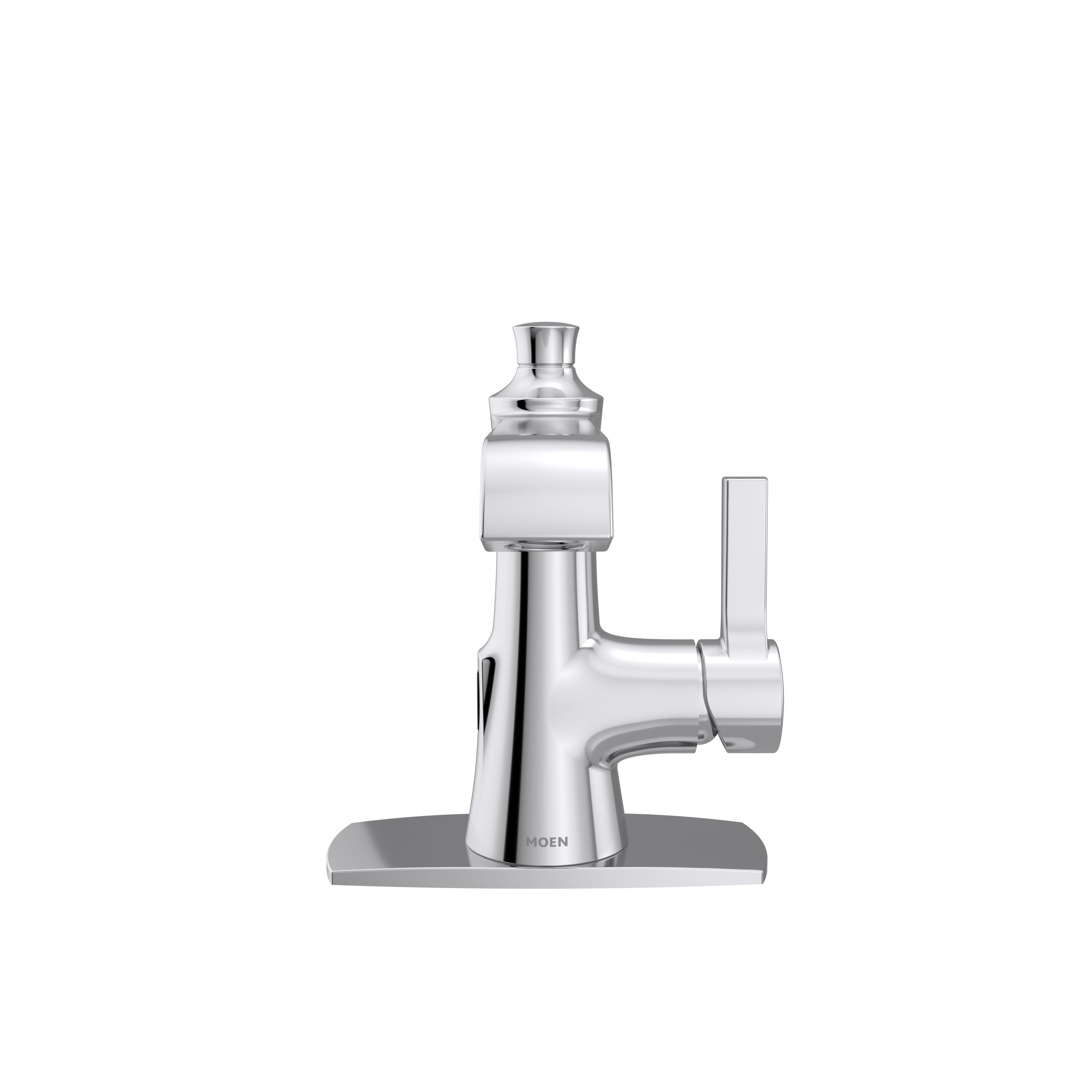 Flara Chrome one-handle high arc bathroom faucet -- S6981EW -- Moen